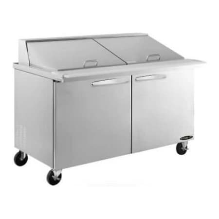 Mvp Group Corporation Kool-It Salad Table 60" 2 Door - Megatop KSTM-60-2